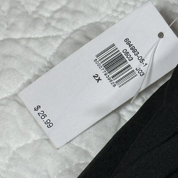 Old Navy Activewear Skort Womens 2XL Black Stretchtech Dry Quick Zip Pockets - Picture 4 of 14